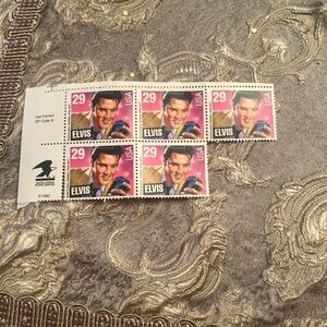 Set of 5 Elvis Presley 29 Cent Stamps